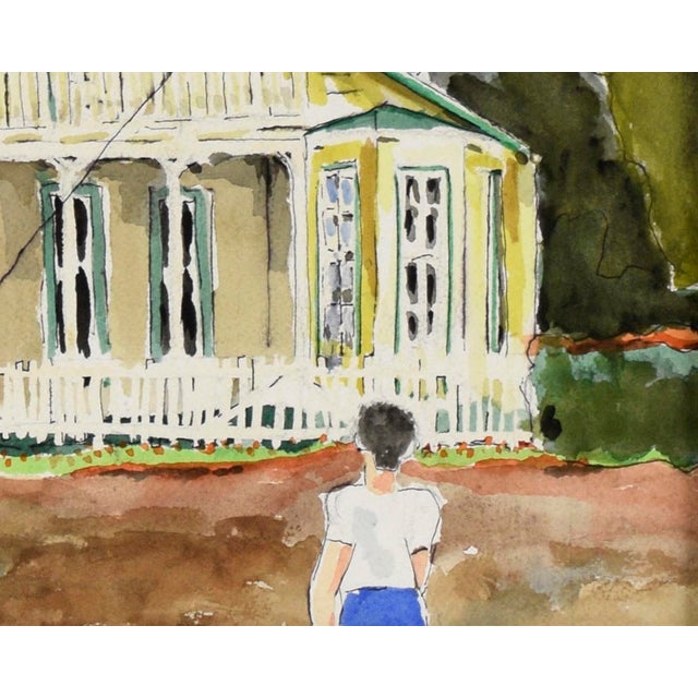 "Salinas Mayor's House" - Original Watercolor Landscape on Paper by Ken L Stephens For Sale In Monterey, CA - Image 6 of 8