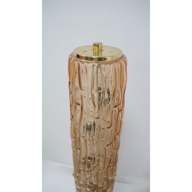 Brass and Glass Tripod Floor Lamp by Rupert Nikoll, 1960s For Sale - Image 10 of 11