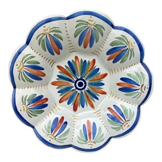 French Faience Platter Henriot Quimper Circa 1900 For Sale