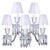 Collection Regina Wall Lamp in Metal and Crystal by Jago For Sale - Image 15 of 15