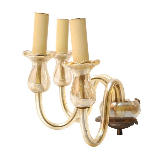 Vintage Venetian Sconces, Set of 2 For Sale - Image 3 of 6