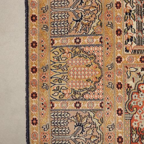 Vintage Indian Srimagar Rug For Sale - Image 6 of 8