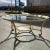Scalloped Brass & Glass Coffee Table Manner of Labarge Italy For Sale - Image 12 of 13