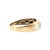 Modern Late 20th-Century 14 Karat Two Tone 5 Diamond Men's Wedding Ring, Size 12.25 For Sale - Image 3 of 4