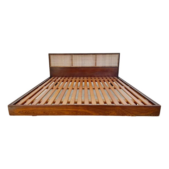 Vintage Rosewood Double Bed For Sale