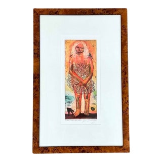 Signed Jacek Sroka “Magister Zdziczala” Aquatint Etching, Limited Edition 5/100, 2002 For Sale