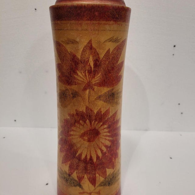 Traditional Kokeshi Doll inn Polychrome Wood, 1940s For Sale - Image 17 of 18