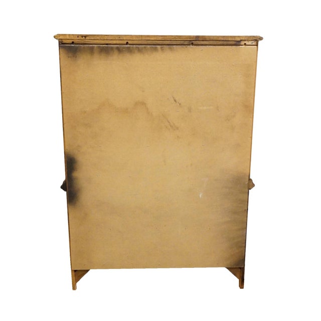 Keller Furniture Solid Oak Country French Style 44" Chest on Chest 4670 For Sale - Image 10 of 12