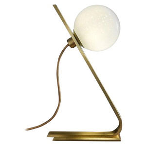 Italian Daphne Table Lamp in Brass by Cristina Celestino