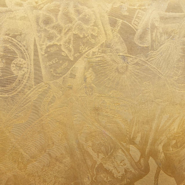 Beige Italian Modern Yellow Fabric and Wooden Chair from Bros/S, 1980s For Sale - Image 8 of 18