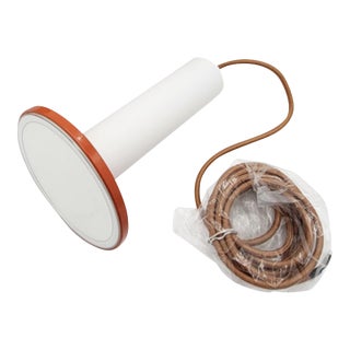 Pablo Designs "Cielo" Minimalist Led Pendant Light White Tomato Copper Nib For Sale