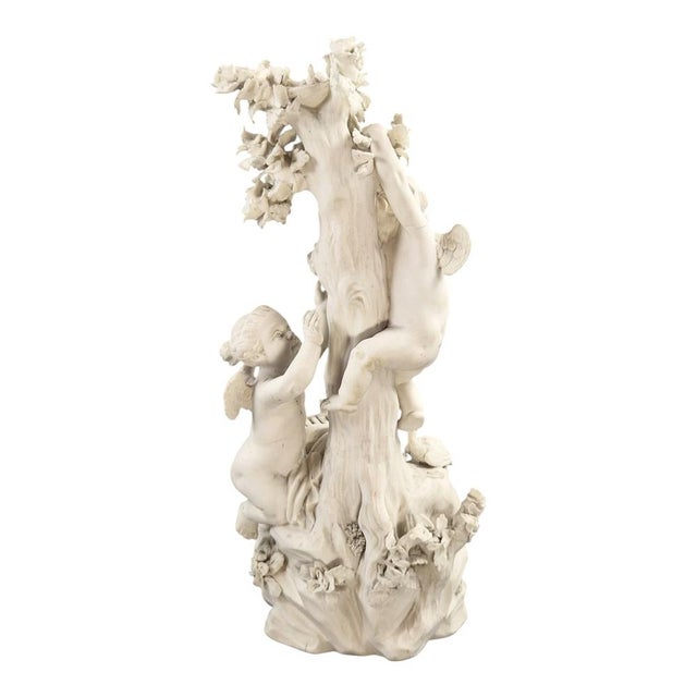 Ceramic Four Elements No. 48 Nude Figure Group from Derby, 1773 For Sale - Image 4 of 10
