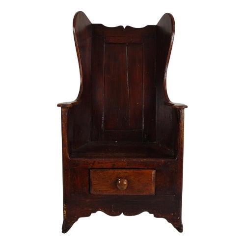 Antique Welsh Lambing Rocking Chair For Sale