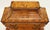 Very fine Italian inlay bombe dresser. Olive wood, heavy carved claw feet, intricate inlay, drop front jewelry secretary...