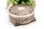 Circular Silver Box with Reliefs and Monogram Card For Sale - Image 3 of 5