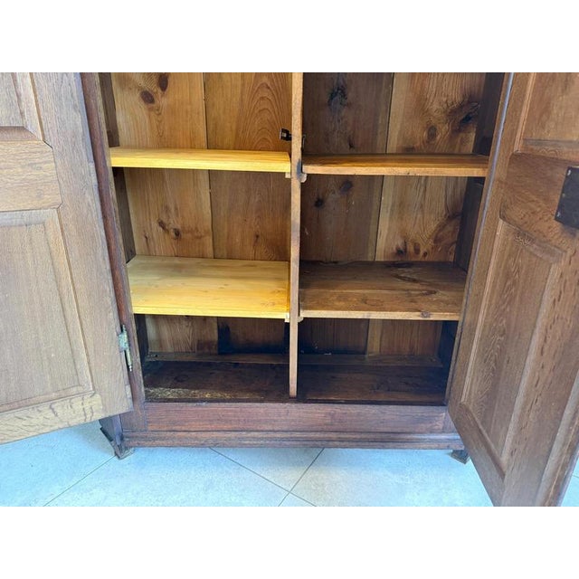 Baroque Hall Cabinet in Oak Wood For Sale - Image 16 of 18
