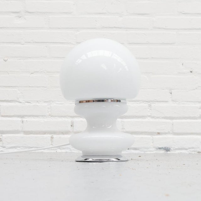 Italian Space Age Glass Table Lamp, 1970s For Sale - Image 13 of 13