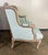 Wood Pair of Louis XV Style French Bergères – Pale Blue Linen For Sale - Image 7 of 15