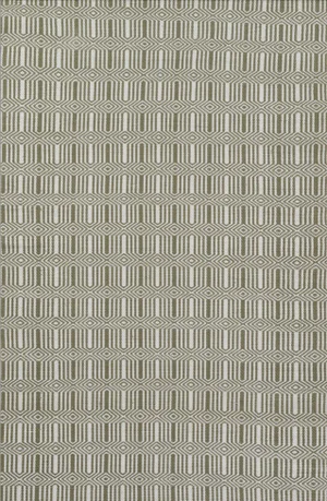 Erin Gates by Momeni River Holden Green Hand Woven Indoor Outdoor Rug 2' X 3'