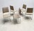 1970s Dining Chairs in Chrome and Bouclé, 1970s, Set of 5 For Sale - Image 5 of 10