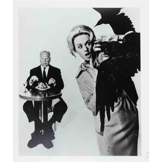 Philippe Halsman, Alfred Hitchcock and Tippi Hedren, 1963, Gelatin Silver Print For Sale - Image 3 of 3