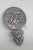 Metal Hans Jensen Denmark Small Vanity Hand Mirror Beveled Silver Plate 4725b For Sale - Image 7 of 12