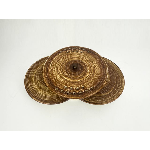 Mid-Century Modern Danish Ceramic Wall Lamp from Axella, 1970s For Sale - Image 3 of 12