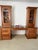 Large Architectural Executive Office Suite – Desk + Dual Display Towers + Matching Cabinet For Sale - Image 4 of 18