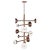 Contemporary Teti Copper Chandelier by Alabastro Italiano For Sale - Image 3 of 3