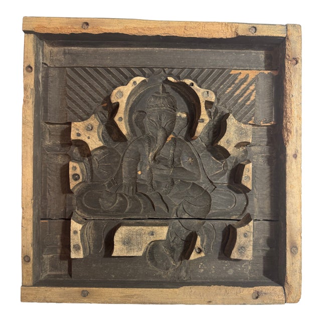 Ganesh Block Art 2 / 2 For Sale