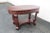 Early 20th Century Early 1900s Empire Writing Office Desk Console Table For Sale - Image 5 of 13