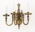 Pair of Dutch Style Bronze Three-Branch Wall Sconces For Sale In New York - Image 6 of 10