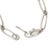 Tiffany and Co. Tiffany & Co Elsa Peretti Heart Link Bracelet, Sterling Silver, Length 7.5 In For Sale - Image 4 of 6