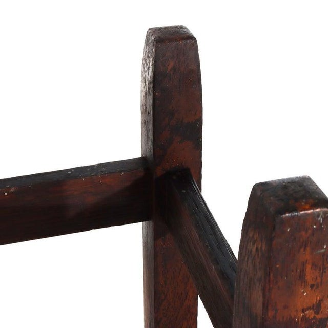 Antique Gustave Stickley Arts & Crafts Mission Oak Umbrella Stand C1910 For Sale - Image 6 of 7