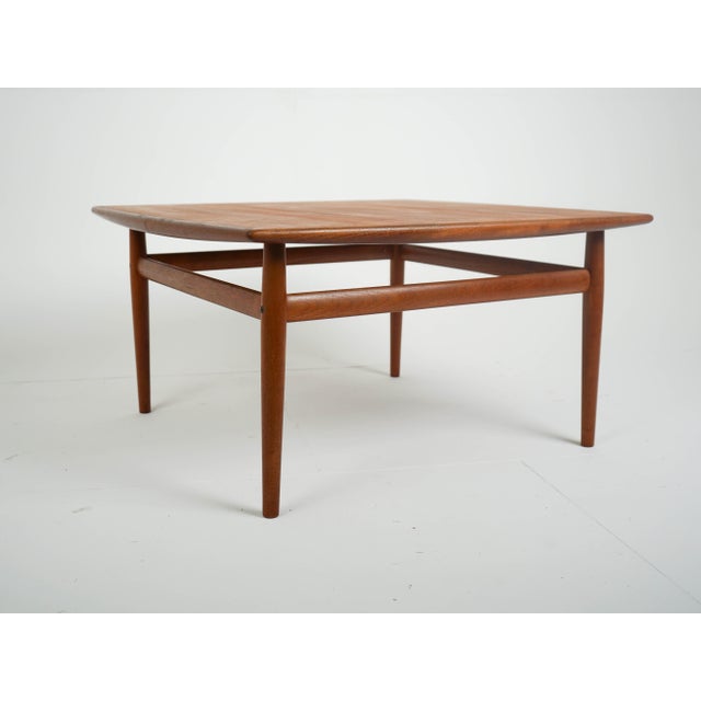 Wood Mid-Century Teak Coffee Table by Grete Jalk for Glostrup, 1960s For Sale - Image 7 of 12