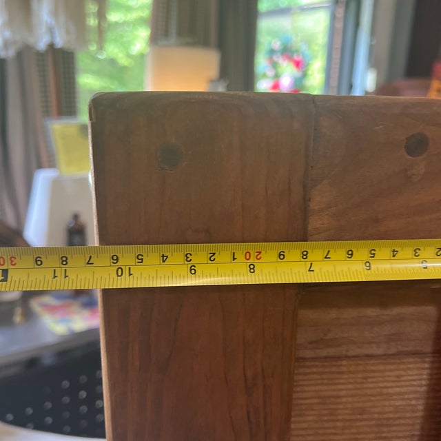 Wood Vintage Country Core Wooden Small Shelf For Sale - Image 7 of 12