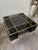 Black Contemporary Marble Glass Brass Coffee Table For Sale - Image 8 of 10