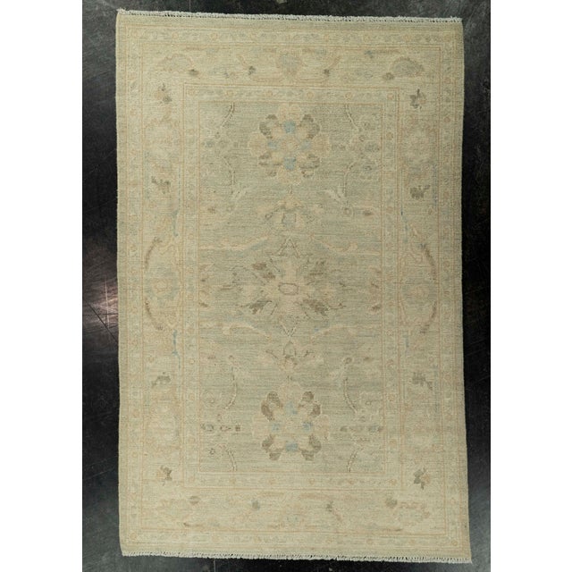 Brown Oushak Rug 3' x 4'9" #21336 For Sale - Image 8 of 8