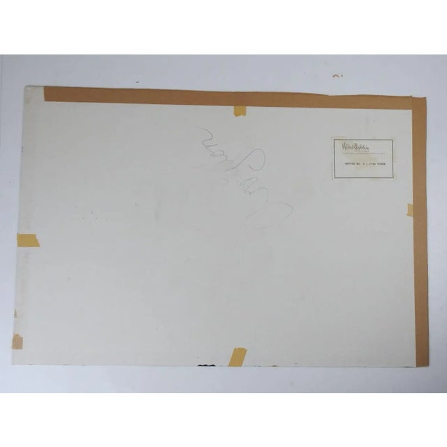 Mid Century John Guerin Abstract Landscape Painting For Sale - Image 4 of 7