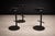 Ricardo Fasanello (1930–1993) Ciranda Stools, Set of Three, Brazil, 1986 — Black Carbon Steel and Leather For Sale - Image 11 of 11