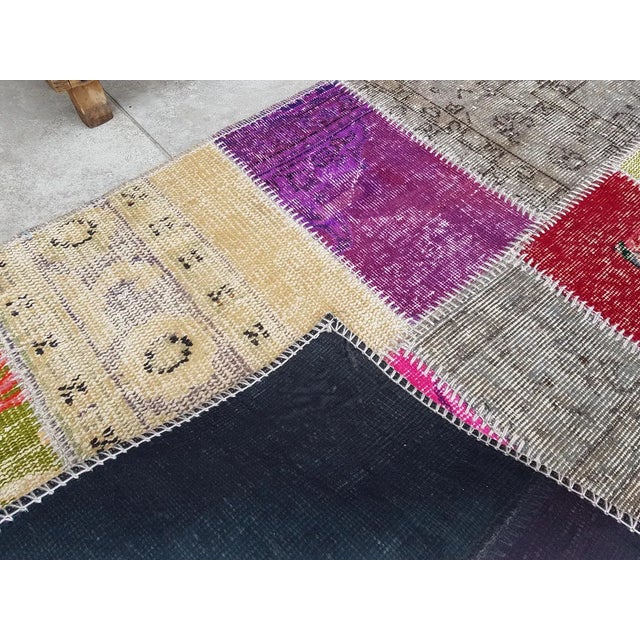 Turkish Vintage Hnadmade Hallway Runner For Sale - Image 3 of 10