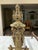 Brass Antique French Rococo & Louis XVI Chenets a Pair - Large Heavy Brass Fireplace Andirons for Regency, Neoclassical and Old World Decor - See Pics! For Sale - Image 8 of 12