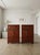 Mid 19th Century Set of 4-Piece Antique Chinese Red Lacquer and Gilt-Painted Cabinets For Sale - Image 4 of 12