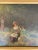 Antique Country Landscape With Three Ladies in a Carved Giltwood Frame For Sale - Image 14 of 17