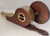 Wood Early 19th Century Georgian Era Mechanical Fire Bellows of Brass and Mahogany From England For Sale - Image 7 of 15