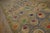 1930s Tans Sand Circles Folk Art Antique American Hooked Rug 2' 6'' X 12' 9'' Woven Wool Carpet For Sale - Image 10 of 12