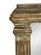 Mid 20th Century Neoclassical Style Gilt and Silvered Mirror with Carved Columns For Sale - Image 10 of 18