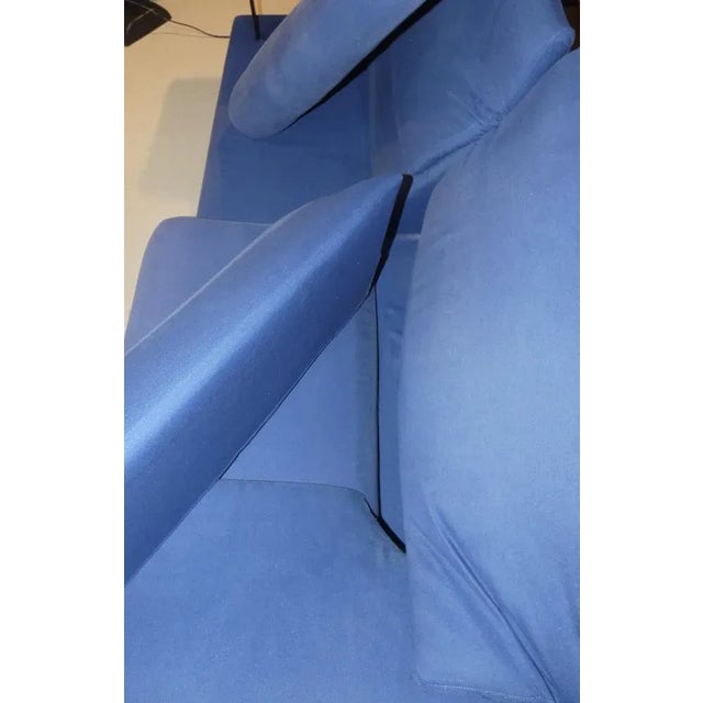 Blue Vintage Alanda Sofa by Paolo Piva for B&B Italia, 1980s For Sale - Image 8 of 12