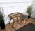 1960s Italian Bohemian French Riviera Bamboo Rattan Oval Coffee Table, 1960s For Sale - Image 5 of 10
