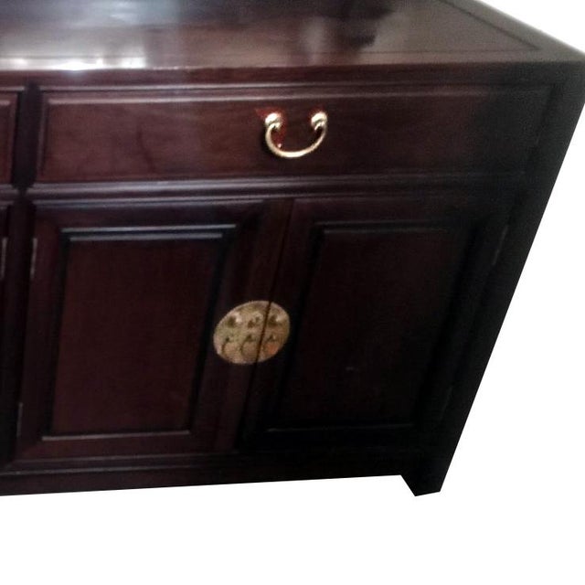 Late 19th Century Ming-Style Ju-Mu Oriental Credenza or Sideboard For Sale - Image 4 of 10